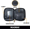 Rocksax Angel Logo BiFold Zipped Wallet/ Purse White 75386905