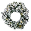 Sirius Anton Julekrans Ø45 cm Grøn/Snøhvit
