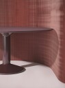 Muuto Midst søylebord Ø 160 Dark Red Linoleum-Dark Red