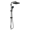 Grohe Vitalio Comfort Dusjsett 2 Stråletyper, Sort Matt