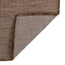 vidaXL Utendørs flatvevd teppe 80x150 cm brun