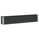 vidaXL Høybed Svart 200 x 30 x 36 cm WPC og Aluminium