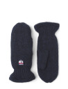 Hestra Basic Wool Mitt Offwhite - Navy - 8