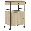  Kjøkkentralle sonoma eik 56x43x89,5 cm konstruert tre 842392