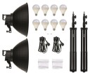 Dörr DL 400 Kontinuerlig LED lyspakke Med 4x10W Pærer 2 stk