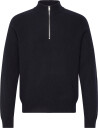 Filippa K Wool Half Zip Sweater   Navy   XS