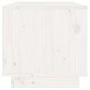 vidaXL TV-benk hvit 60x35x35 cm heltre furu