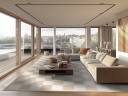 Wilton teppe   Nevada beige/hvit Størrelse: 80 x 250 cm