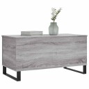  Salongbord grå sonoma 90x44,5x45 cm konstruert tre 830986