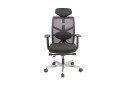Kontorstol Tune 70x70xh111-128 cm Svart - Grå
