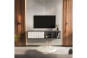 Saller TV-benk 140 cm - Antrasitt/Hvit