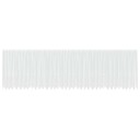  Gardiner med gardiner Blomster Hvit Polyester