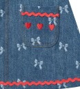 Flöss Spencer   Eva   Denim Blue Bow   Flöss   7 år 122   Kjole   Blå
