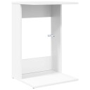 vidaXL Sidetabell Hvit 40 x 38 x 62,5 cm Konstruert tre