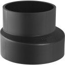 125 x 56 mm Reduksjon eksentrisk svart PEH Geberit