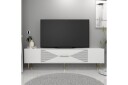 Drova TV-benk 150 cm - Hvit/Gull