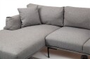 Glenure Sofa m. Divan 4 seters   Grå