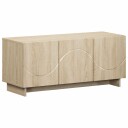 vidaXL TV benk 90 x 34,5 x 40 cm Sonoma eik Konstruert tre