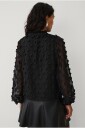 Ellos Collection   Bluse med blomsterapplikasjoner   Svart