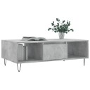 vidaXL Salongbord betonggrå 104x60x35 cm konstruert tre