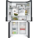 Siemens Iq700 Side-by-side Kombiskap med Vannautomat og Isdispenser Sort Rustfritt Stål