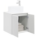  Vegghengt servantkommode Hvit 49,5 x 44,5 x 65,5 cm