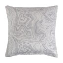 Borg Living Putetrekk - 60x63 cm - 100% Bomullssateng - Marble light grey