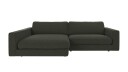 Rowico Home Duncan 3 seters sofa med sjeselong V Grønn Alice 162 258 x 150 x 78 cm Grønn