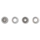 Trykknapper jersey refil 20 stk x 10 mm sølv