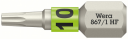Wera 867/1 TORX HF Bits 25 mm med holdefunksjon TX10 Maskintilbehør & forbruk