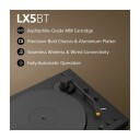 Sony PS-LX5BT Bluetooth Platespiller i Svart med Trådløs Tilkobling