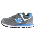 New Balance Sko   574   Castlerock/Fan Blue   New Balance   34,5   Sko Blå Grå Hvit Svart