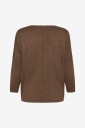 Saint Tropez   Pullover MilaSZ R Neck Pullover   Brun