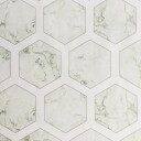 Borg Living Tekstil voksduk med akrylbelegg   Marble beehive grey   140 cm bred   På metermål