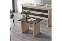 Skrivebord Wugao 140 cm med fotskammel   Natur / Svart