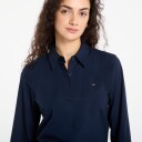 Tommy Hilfiger Cotton Stretch Regular Ls Shirt - Navy - 36
