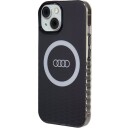 Deksel Audi Iml Big Logo Magsafe Deksel Iphone 15/14/13 6.1" Svart/Svart Hardcase Au-Imlmip15-Q5/D2-Bk