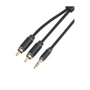 Dacota Mini Jack M RCA M 3 m svart