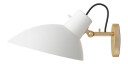 Astep VV Cinquanta Vegglampe Messing/Hvit M. Switch