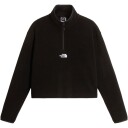 The North Face Women"s Glacier Novelty Logo 1/4 Zip Fleece TNF Black L