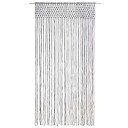 vidaXL Makramé gardin antrasitt 140x240 cm bomull