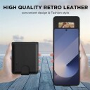 Tech-Protect Lommebokdeksel for Samsung Galaxy Z Flip 7 med Magnet og Stativ - Svart
