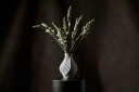 Lyngby Porcelæn Twist vase 18 cm Hvit