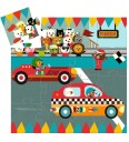 Djeco Puslespill 16 Brikker The Racing Car Djeco OneSize Puslespill