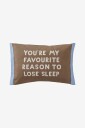 Ellos Home   Putevar Lose Sleep til sprinkelseng 38x55 cm   Brun
