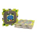 Magni Legegulv med vej og by udført i EVA 9 skumfliser. / Play floor with roads and city made in foam tiles