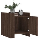  Nattbord brun eik 45x50x50 cm konstruert tre 848303