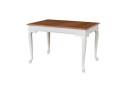 Albero Spisebord 80 cm - Antikk/Hvit