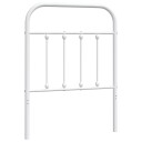 Sengegavl i metall hvit 75 cm 8720845881962