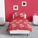 Licens Liverpool sengetøy   100% bomull   Barnesengetøy 140x200 cm   Rødt fotballsengetøy